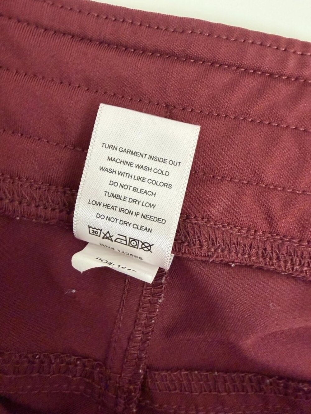 FIGS Scrub Pants Womens XL Burgundy Technical Collection Cargo Pockets T21004 - Picture 6 of 12